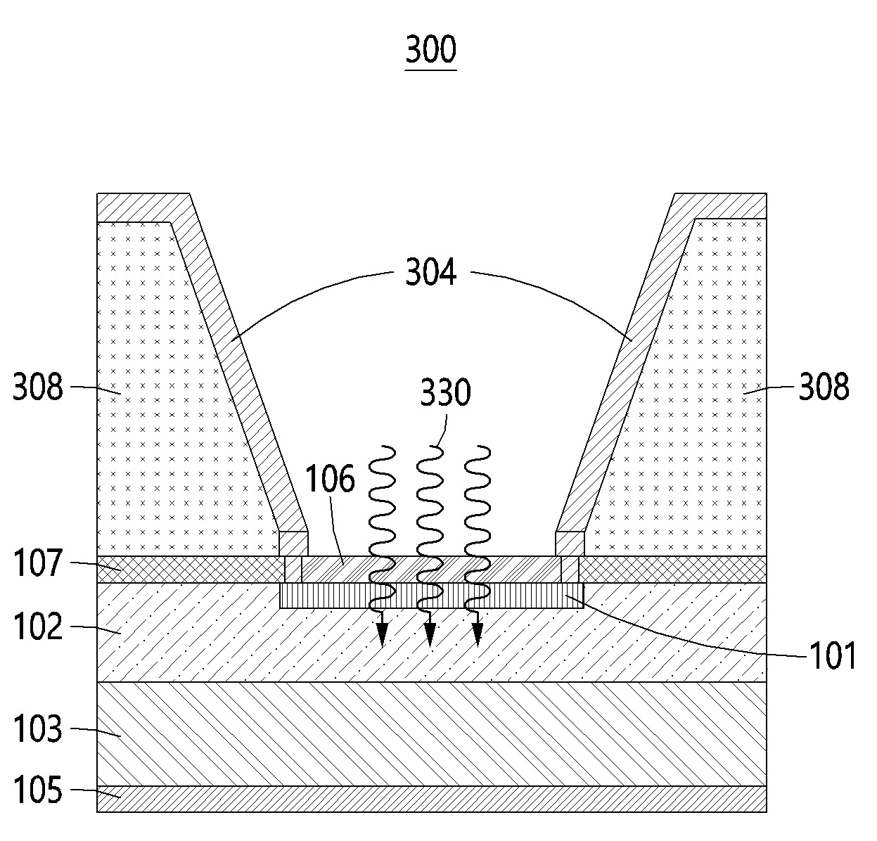 전자파 간섭 제거 기능을 갖는 수광 소자